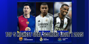 top 5 highest goal scorers ligue 1 2025