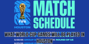 what world cup games will be played in houston